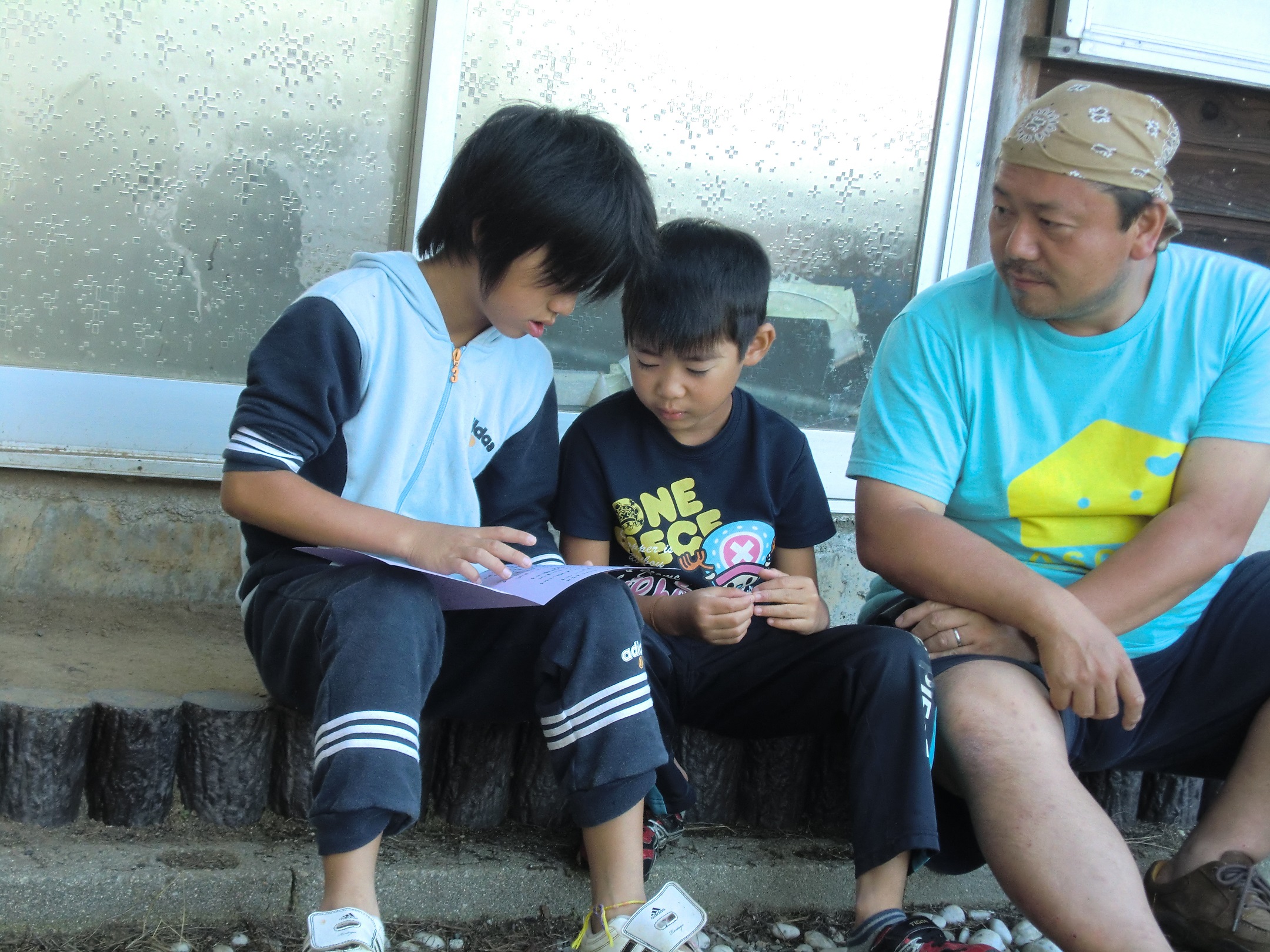 ８月１４日　わんぱくキャンプ　４日目　森を楽しむ日